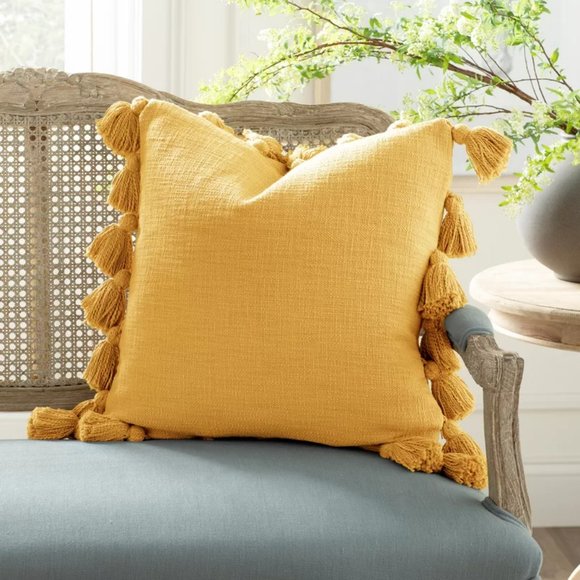 KELLY CLARKSON Interlude Tassels Throw Pillow - Picture 2 of 3